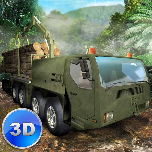 Jungle Logging Truck Simulator 3D Full iOS App