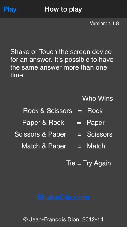 Rock Paper Scissors Match RPSM