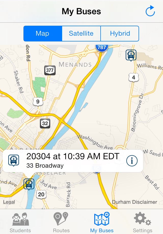 Durham Bus Tracker screenshot 2