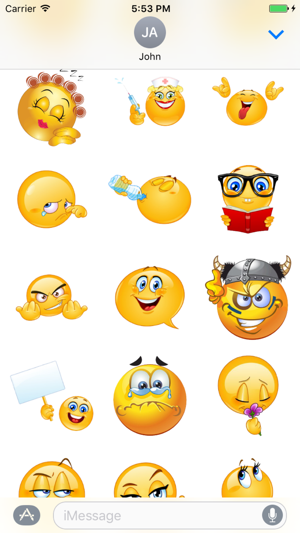 Big Emoji Stickers Kit(圖1)-速報App