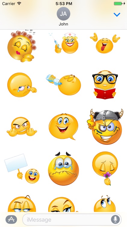 Big Emoji Stickers Kit