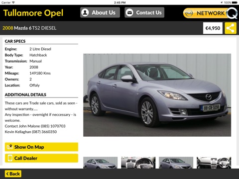 Tullamore Motors Opel screenshot 3