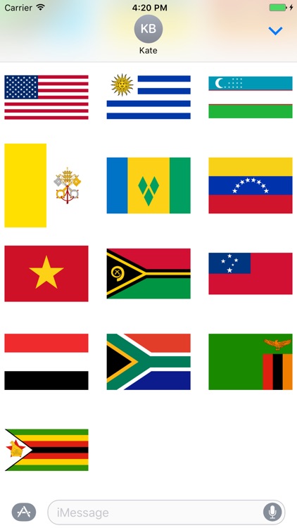 All Flag Stickers