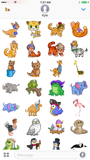 Zoo Cuties: 可爱的动物贴纸 for iMessage(圖4)-速報App