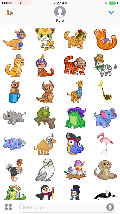 Zoo Cuties: Cute Animal Stickers for iMessage screenshot-3
