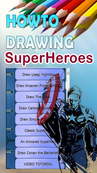 How to cancel & delete Easy How to Drawings of Superheroes Step by Step from iphone & ipad 2