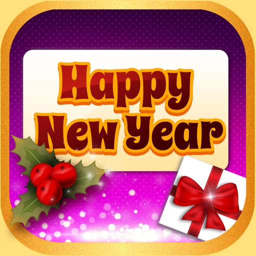 New Year Greetings Card Maker - Christmas E-Card.s icon
