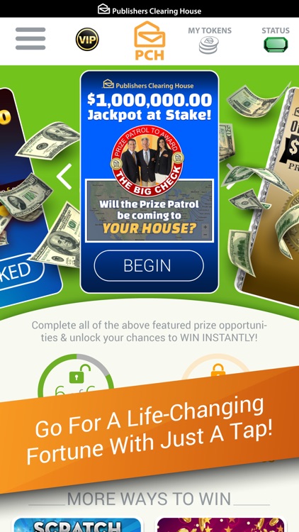 The PCH App: Cash Prizes, Sweepstakes & Mini Games