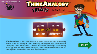 ThinkAnalogy™ Puzzles Level 2 screenshot 1