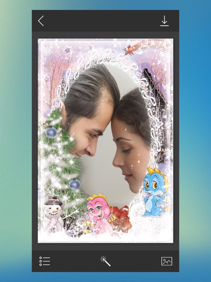 Christmas Photo Frame - Art Photo frame