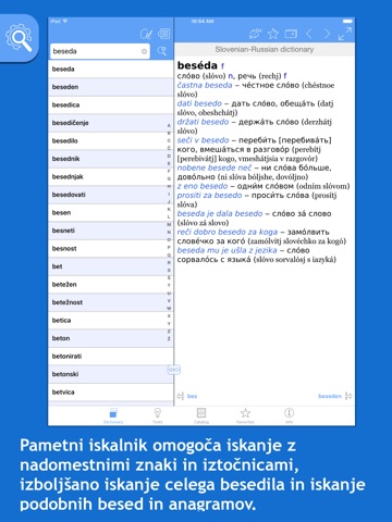Slovensko -> ruski slovar screenshot 2
