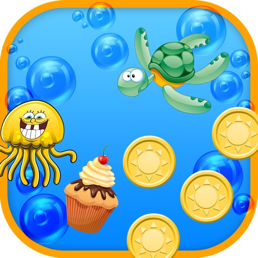 Yellow  Sponge Jellyfish - Deep Under Water Venture iOS App