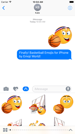 Basketball Emoji Stickers(圖4)-速報App