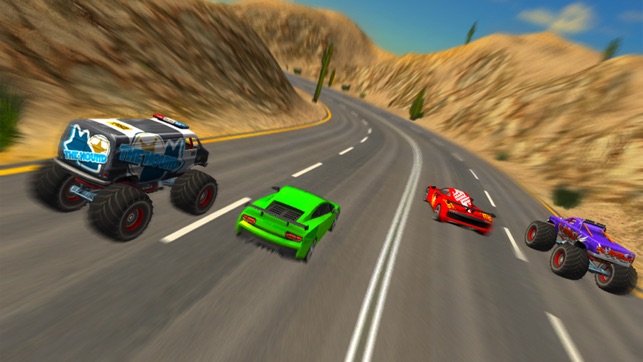 Crazy Car vs Monster Truck Racer 3D(圖5)-速報App