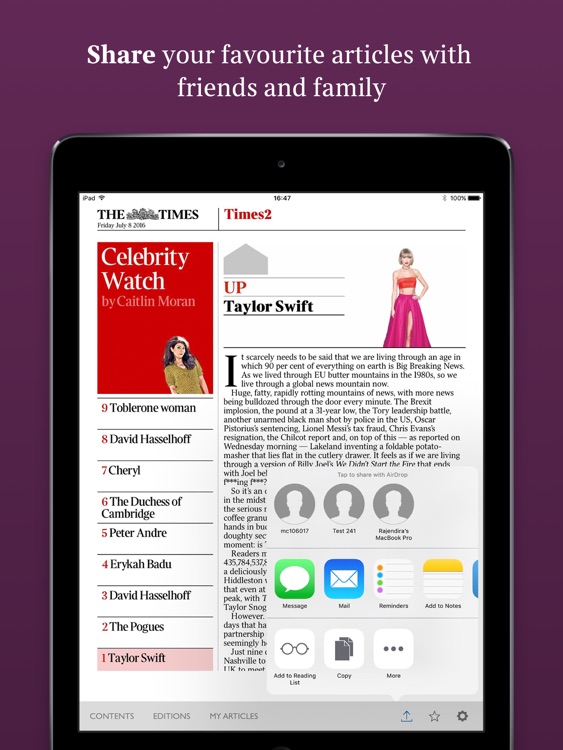 The Times of London (iPad)