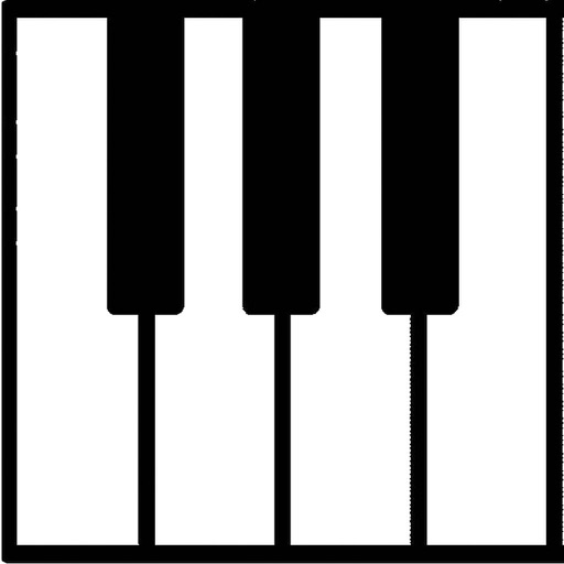 Interesting piano icon