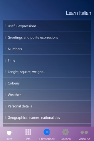 Learn Italian Language Course screenshot 2