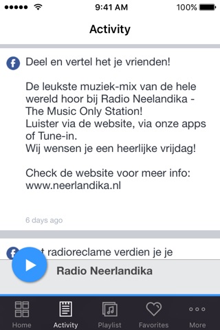 Radio Neerlandika screenshot 2