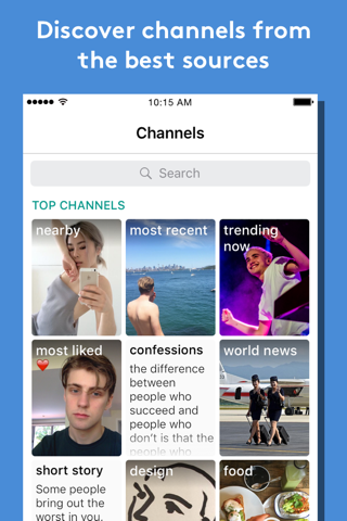 Channels - share your story and meet creative people screenshot 3