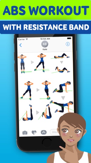 6 Workout Routine Emoji Sticker(圖2)-速報App