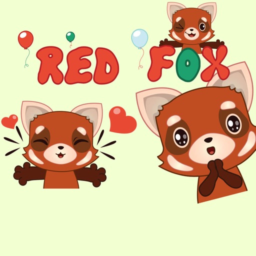 Red Fox Sticker icon