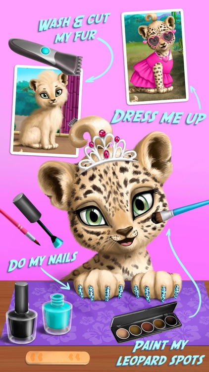 Baby Jungle Animal Hair Salon screenshot-3