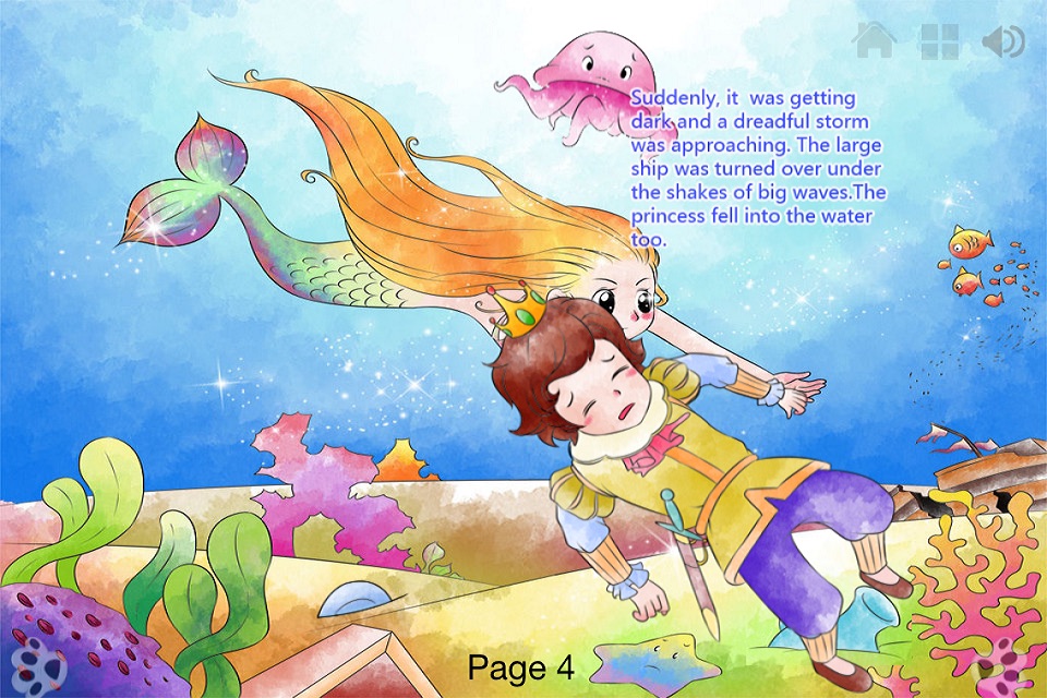 Little Mermaid - Interactive Book iBigToy screenshot 4