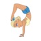 Design your own customizable yoga avatars and add text to make your message come through