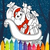 New Year Coloring Book Christmas Santa Claus Game