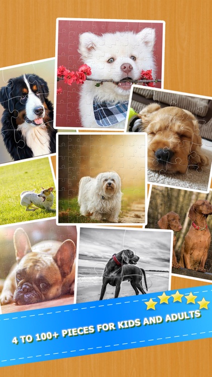 Cute Puppy Dogs Jigsaw Puzzles Games For Adults