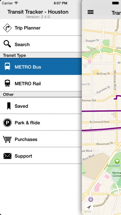 Transit Tracker - Houston (METRO)