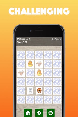 Kids Zoo Animal Card Match - Brain Improving Matching Game for kiddies and preschool toddlers screenshot 4