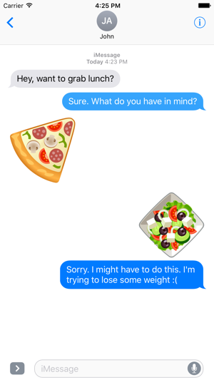 Meal Stickers for iMessage(圖3)-速報App