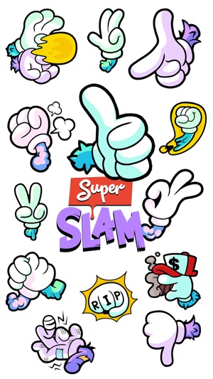 Super Slam Stickers