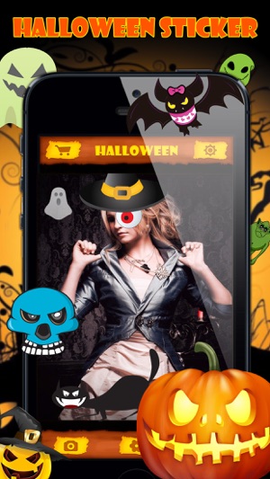 Halloween Emoji Stickers Pro - Face Photo Makeup(圖4)-速報App