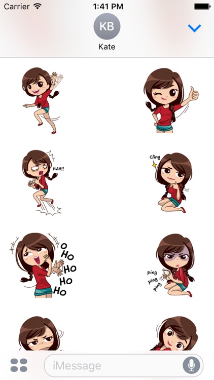 Alice Vol. 2 Stickers for iMessage by AMSTICKERS