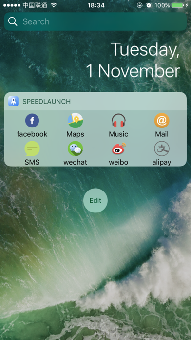 SPEEDLAUNCH WIDGET 1.1 IOS