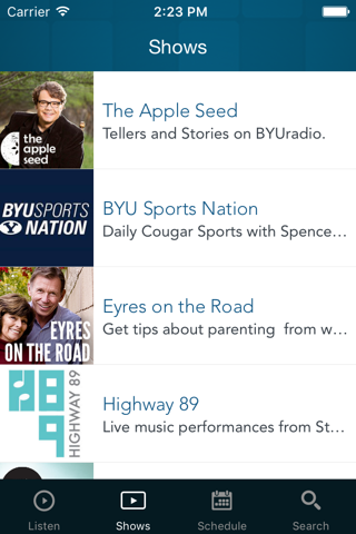 BYUradio: Inspiring Podcasts screenshot 2