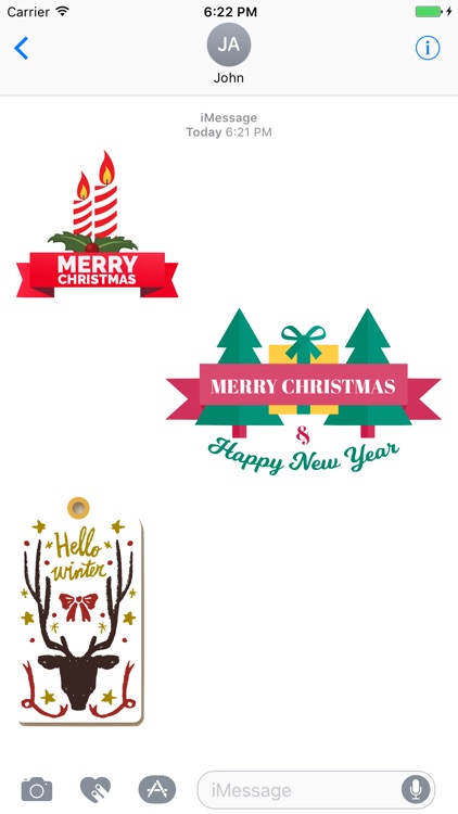 Christmas And Happy New Year - Fc Sticker screenshot-3