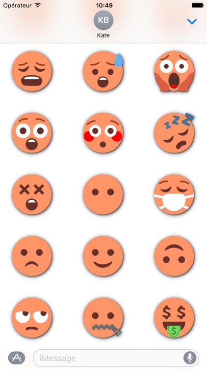 ORANGE Emoji • Stickers for iMessage