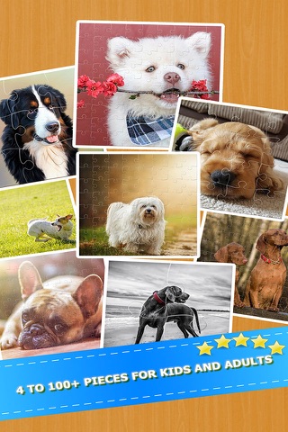 Cute Puppy Dogs Jigsaw Puzzles Games For Adults screenshot 2