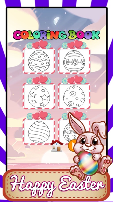 Easter Egg Coloring Pages Easter Bunny Tracker screenshot 3