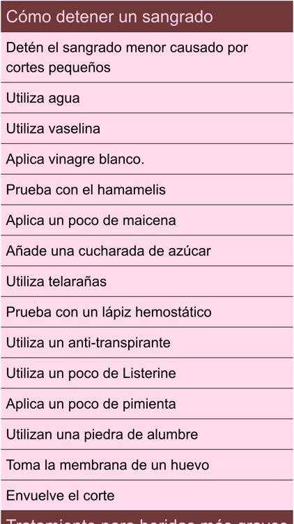 First Aid In Spanish