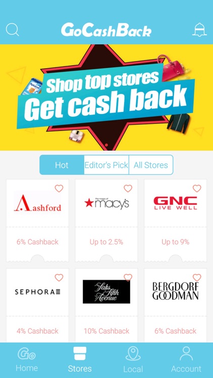 GoCashBack - Top Cash Back Site with Hot Deals