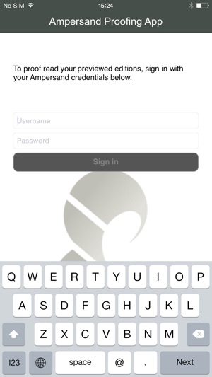 Ampersand Proofing App