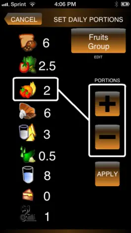 Game screenshot CheckOff Diet Tracker hack