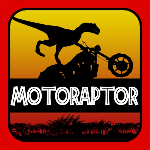 MotoRaptor - Velociraptor Motorcycle Jurassic Run iOS App