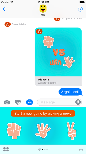 Rock Paper Scissors Game for iMessage(圖3)-速報App