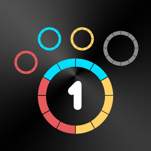 4 Circles: Happy Color Wheels Splash Pinout Switch iOS App