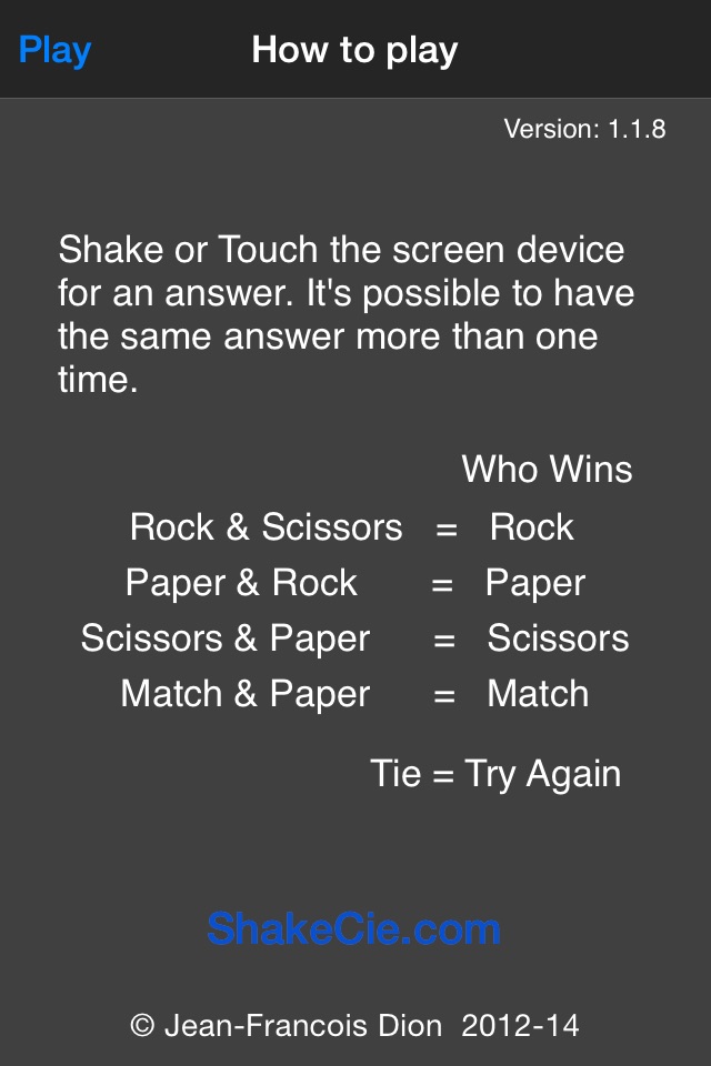 Rock Paper Scissors Match RPSM screenshot 2